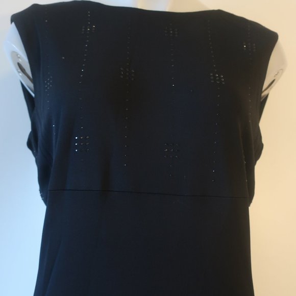 Womens Carla Westcott Black Sleeveless Maxi Evening Gown Dress 10 * - Picture 4 of 16